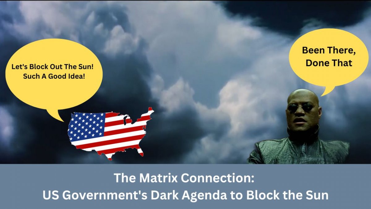 Biden Administration Explores Solar Radiation Modification: An Echo of the Matrix Resistance 